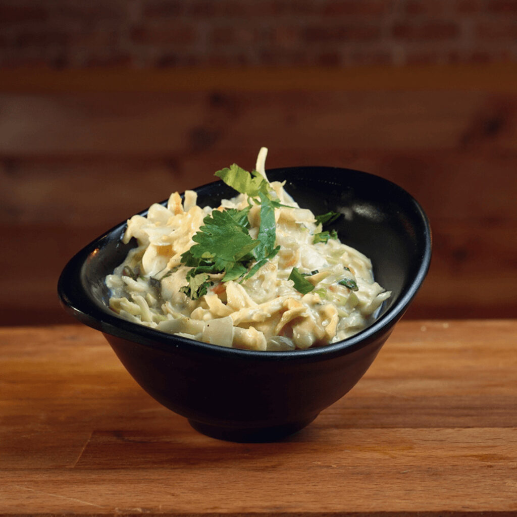 Ensalada especial de coleslaw en Madrid